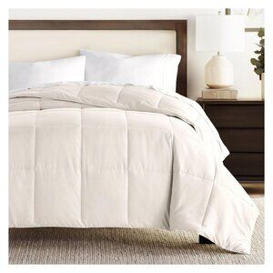 NEW Ienjoy Home All Lightweight Down-Alternative Comforter Ivory Full / Queen